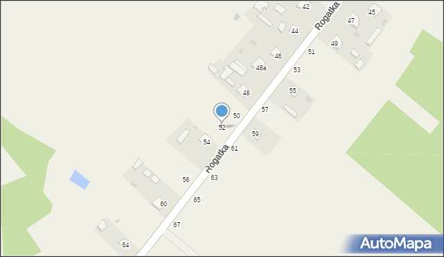 Rogatka, Rogatka, 52, mapa Rogatka