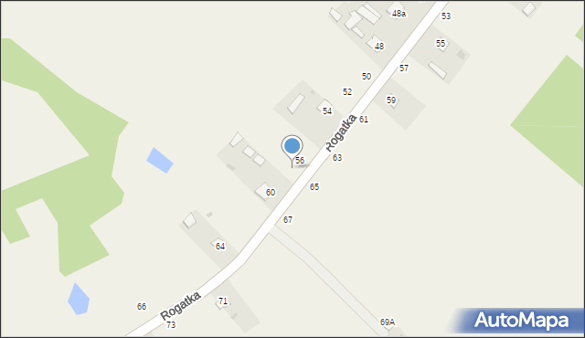 Rogatka, Rogatka, 58, mapa Rogatka