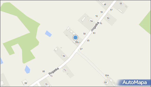 Rogatka, Rogatka, 62, mapa Rogatka