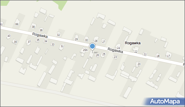 Rogawka, Rogawka, 26A, mapa Rogawka