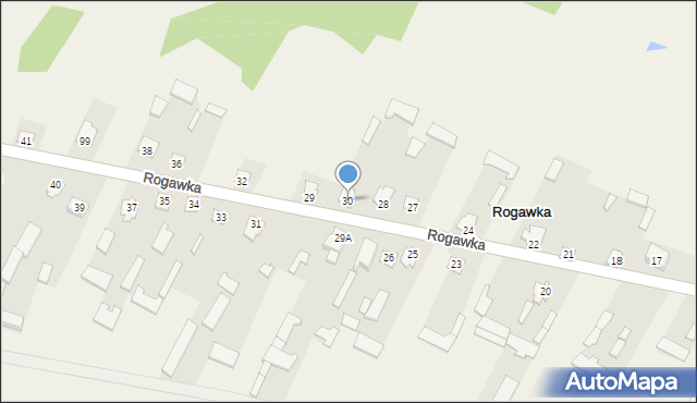 Rogawka, Rogawka, 30, mapa Rogawka