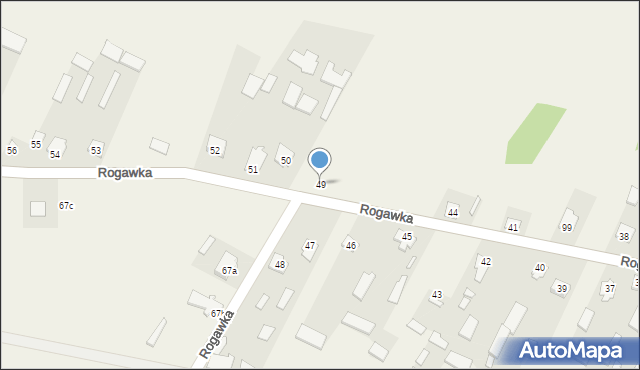 Rogawka, Rogawka, 49, mapa Rogawka
