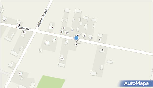 Rogawka, Rogawka, 5, mapa Rogawka