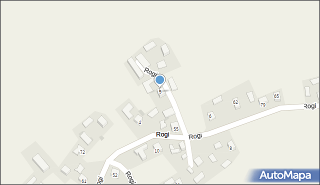 Rogi, Rogi, 5, mapa Rogi