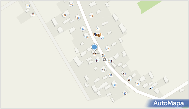 Rogi, Rogi, 35, mapa Rogi