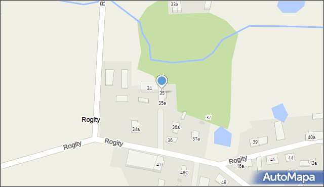 Rogity, Rogity, 35, mapa Rogity