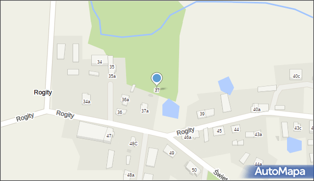 Rogity, Rogity, 37, mapa Rogity