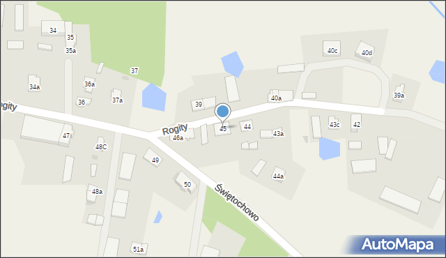 Rogity, Rogity, 45, mapa Rogity