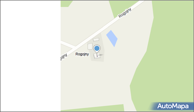 Rogojny, Rogojny, 1, mapa Rogojny