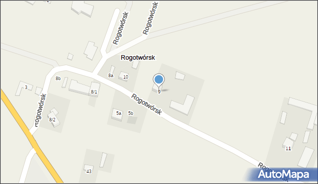 Rogotwórsk, Rogotwórsk, 9, mapa Rogotwórsk