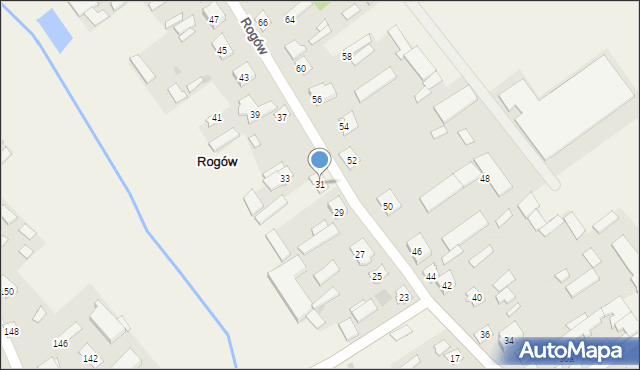 Rogów, Rogów, 31, mapa Rogów