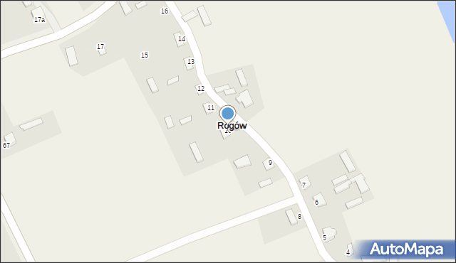 Rogów, Rogów, 10, mapa Rogów