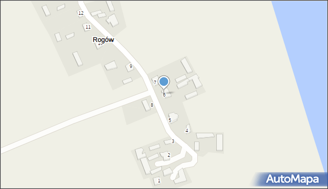 Rogów, Rogów, 6, mapa Rogów