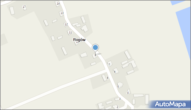 Rogów, Rogów, 9, mapa Rogów