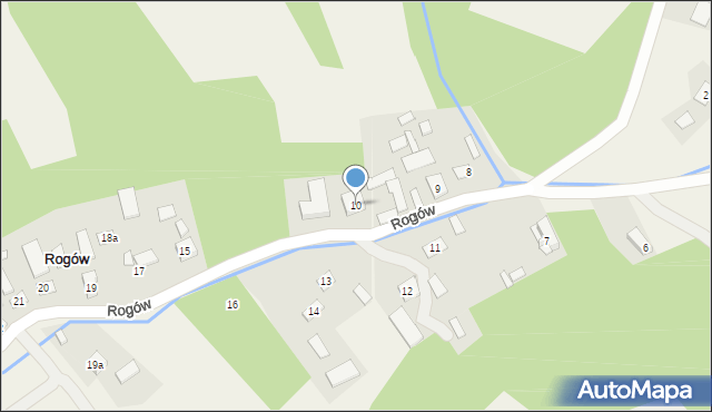 Rogów, Rogów, 10, mapa Rogów