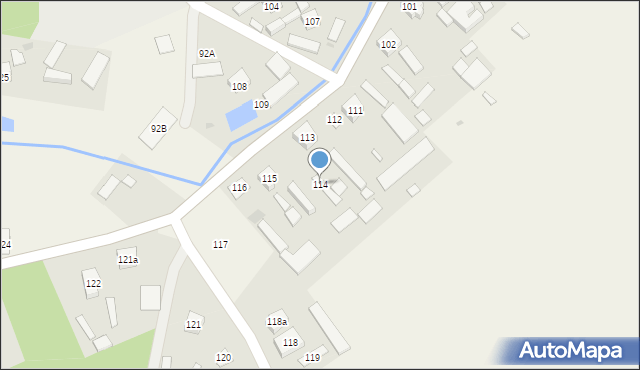 Rogów, Rogów, 114, mapa Rogów