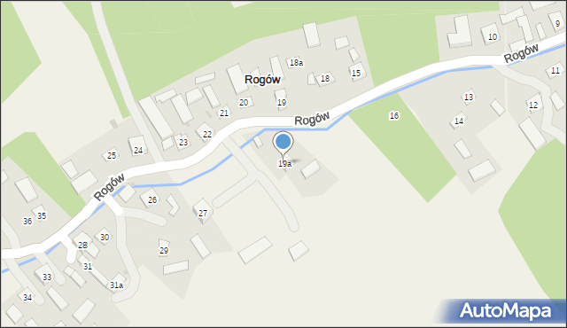 Rogów, Rogów, 19a, mapa Rogów