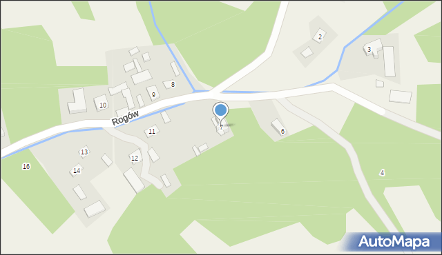 Rogów, Rogów, 7, mapa Rogów