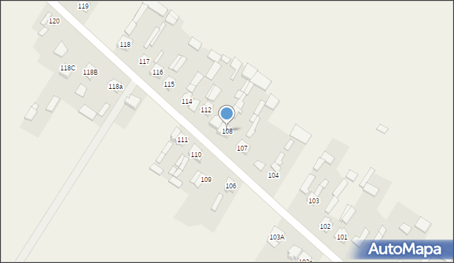 Rogów, Rogów, 108, mapa Rogów