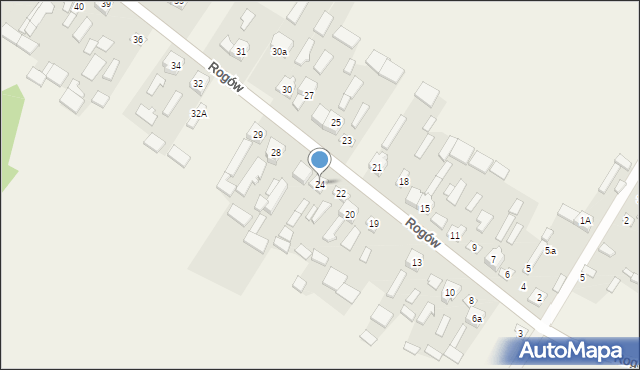 Rogów, Rogów, 24, mapa Rogów