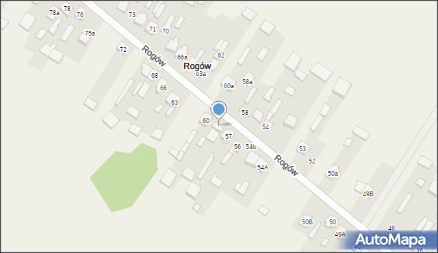 Rogów, Rogów, 59a, mapa Rogów