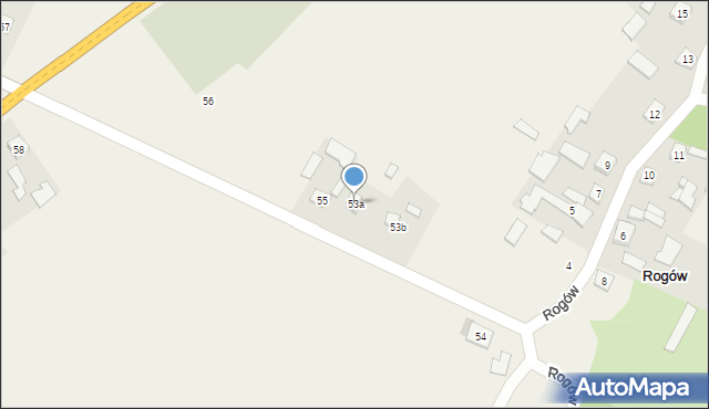 Rogów, Rogów, 53a, mapa Rogów