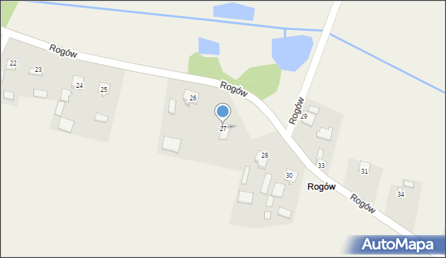 Rogów, Rogów, 27, mapa Rogów