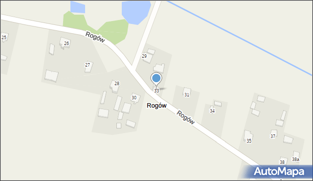 Rogów, Rogów, 33, mapa Rogów