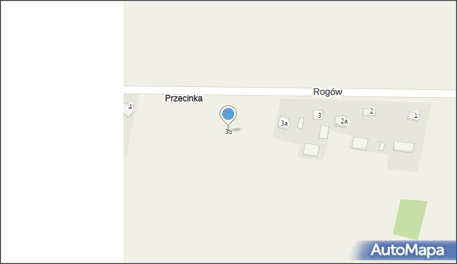 Rogów, Rogów, 3b, mapa Rogów