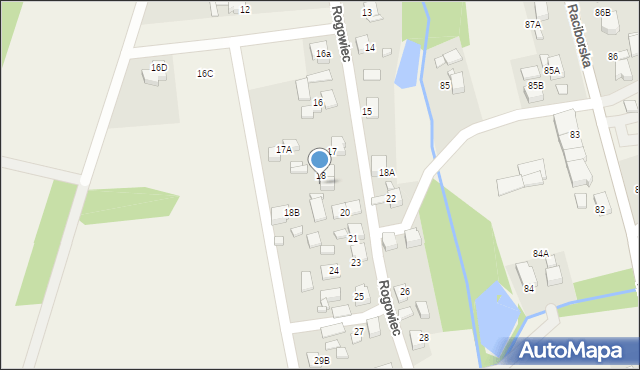 Rogów, Rogowiec, 19, mapa Rogów