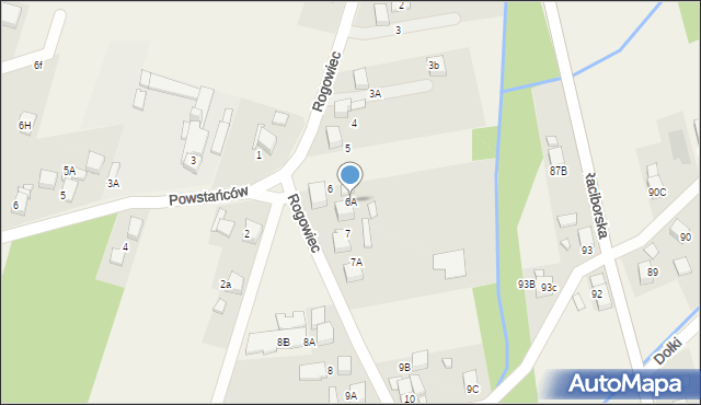 Rogów, Rogowiec, 6A, mapa Rogów