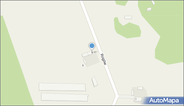 Rogów, Rogów, 5, mapa Rogów