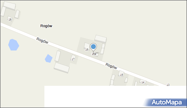 Rogów, Rogów, 16a, mapa Rogów