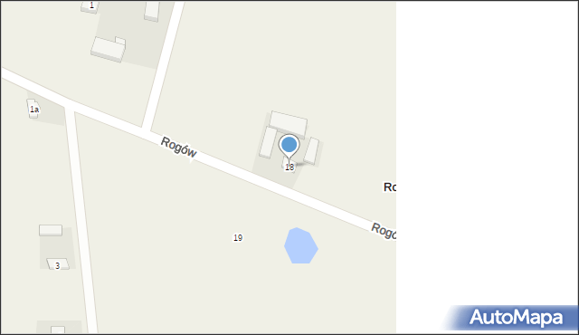Rogów, Rogów, 18, mapa Rogów