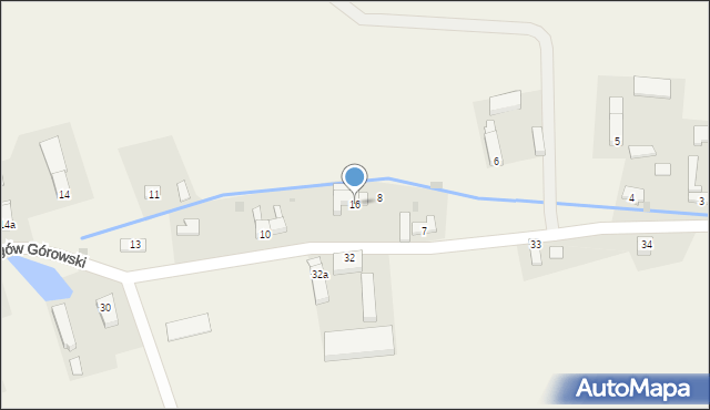Rogów Górowski, Rogów Górowski, 16, mapa Rogów Górowski