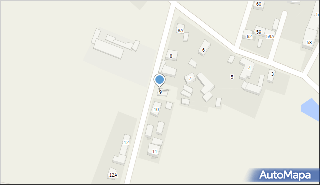 Rogów Legnicki, Rogów Legnicki, 9, mapa Rogów Legnicki