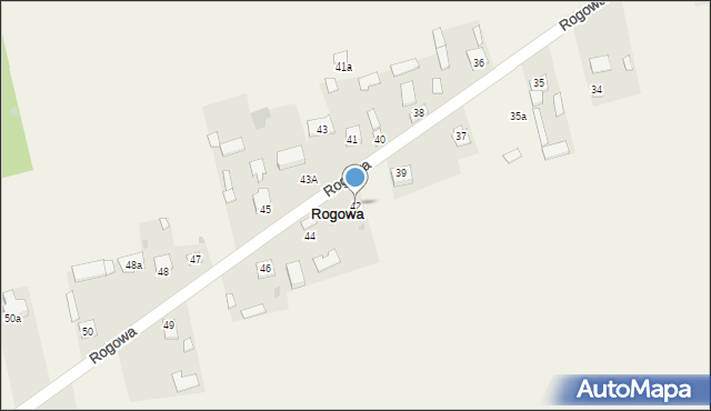 Rogowa, Rogowa, 42, mapa Rogowa