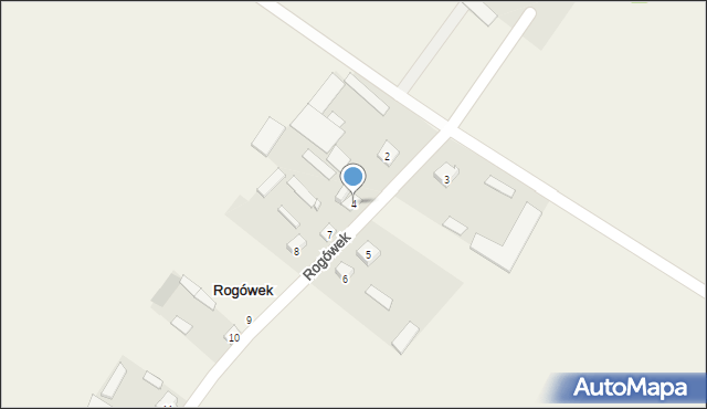 Rogówek, Rogówek, 4, mapa Rogówek