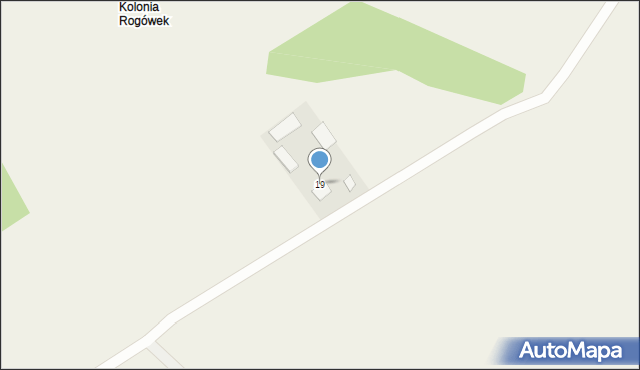 Rogówek, Rogówek, 19, mapa Rogówek