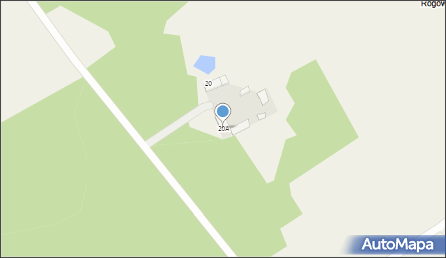Rogówek, Rogówek, 20A, mapa Rogówek