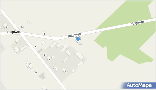 Rogówek, Rogówek, 3b, mapa Rogówek