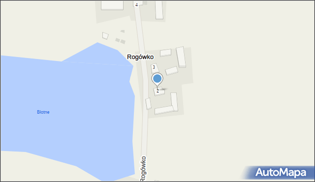 Rogówko, Rogówko, 2, mapa Rogówko