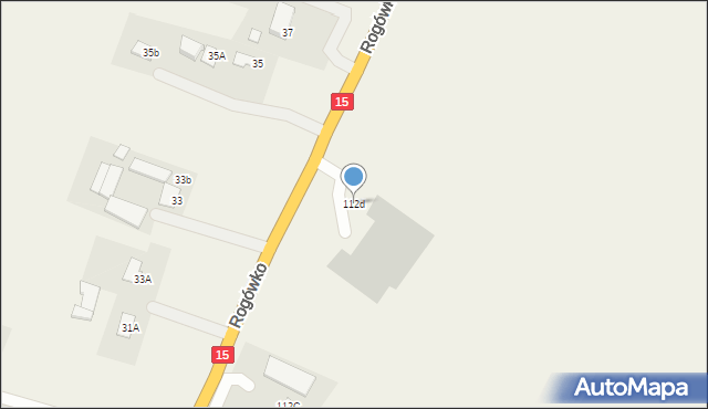 Rogówko, Rogówko, 112d, mapa Rogówko