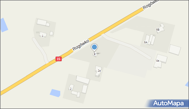 Rogówko, Rogówko, 4, mapa Rogówko