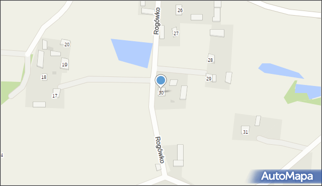 Rogówko, Rogówko, 30, mapa Rogówko