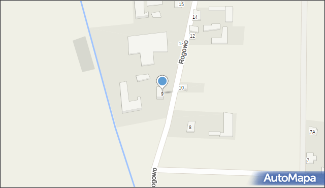 Rogowo, Rogowo, 9, mapa Rogowo