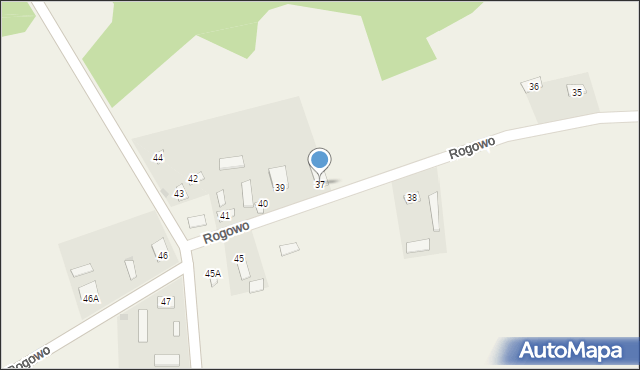 Rogowo, Rogowo, 37, mapa Rogowo