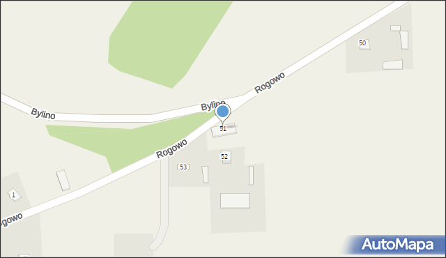Rogowo, Rogowo, 51, mapa Rogowo