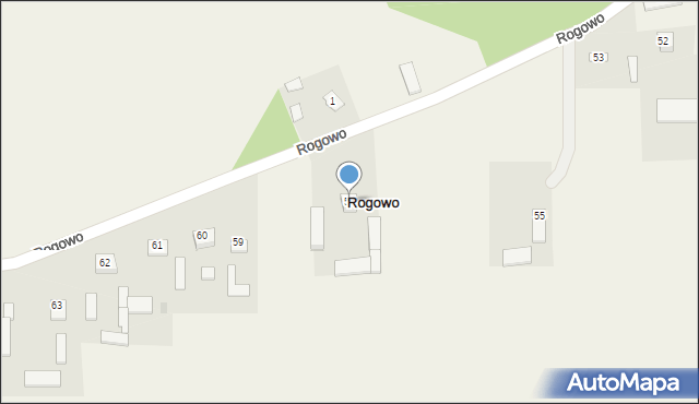 Rogowo, Rogowo, 57, mapa Rogowo