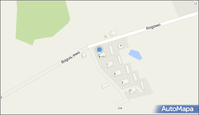 Rogowo, Rogowo, 6, mapa Rogowo